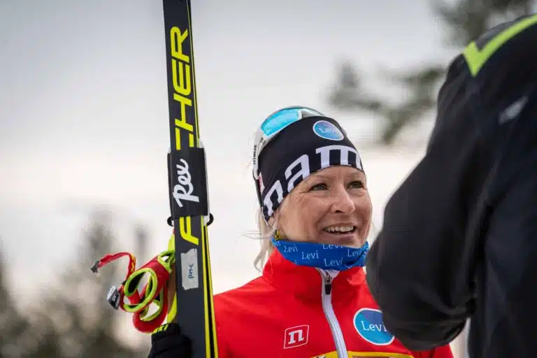 Riitta-Liisa Lassila esitti uskomatonta ylivoimaa hiihtoladulla