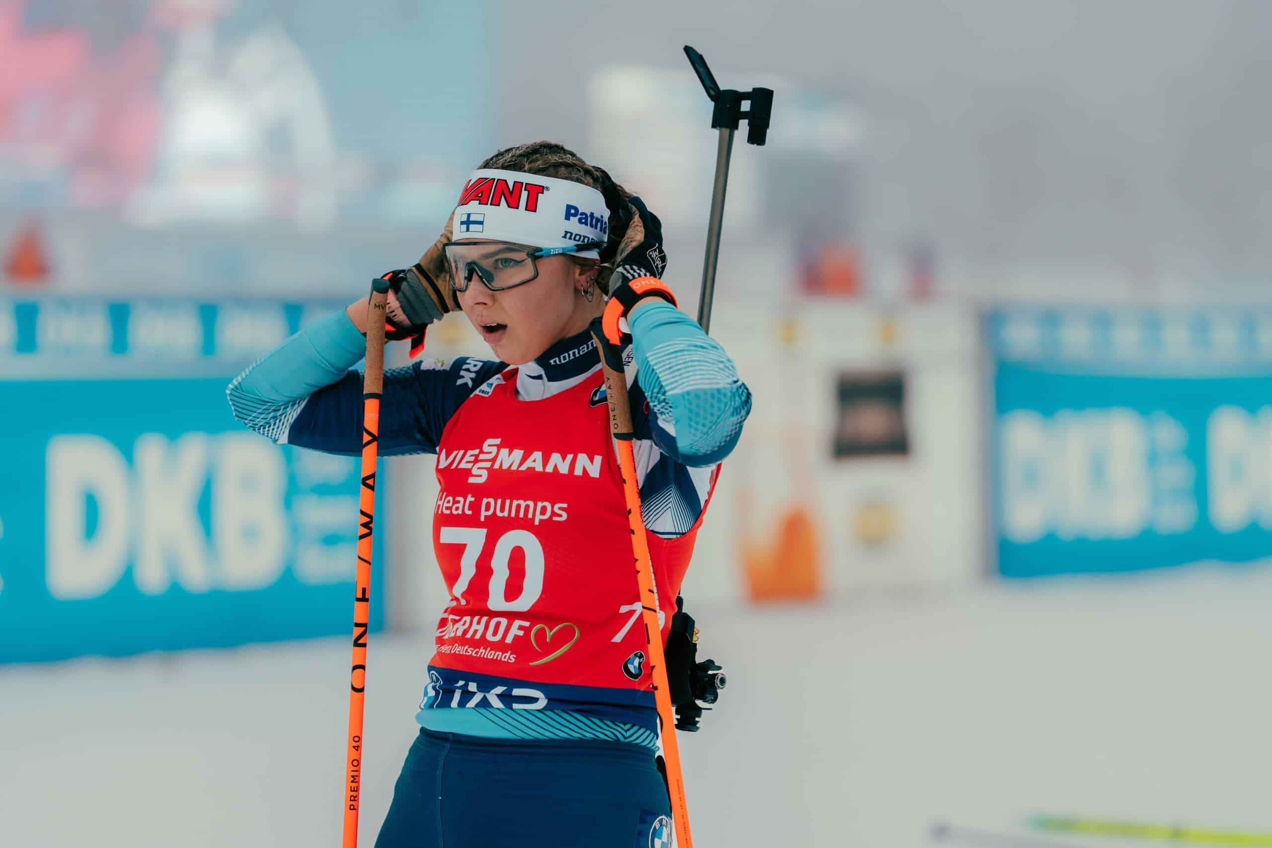 Suomen ampumahiihtonainen ei peitellyt karua totuutta Suomen ampumahiihtonainen ei peitellyt karua totuutta